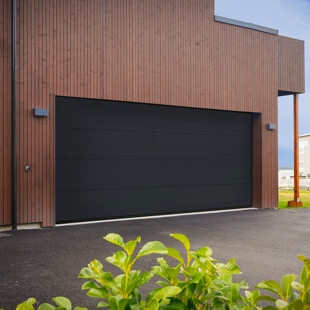 Garasjeport Sort