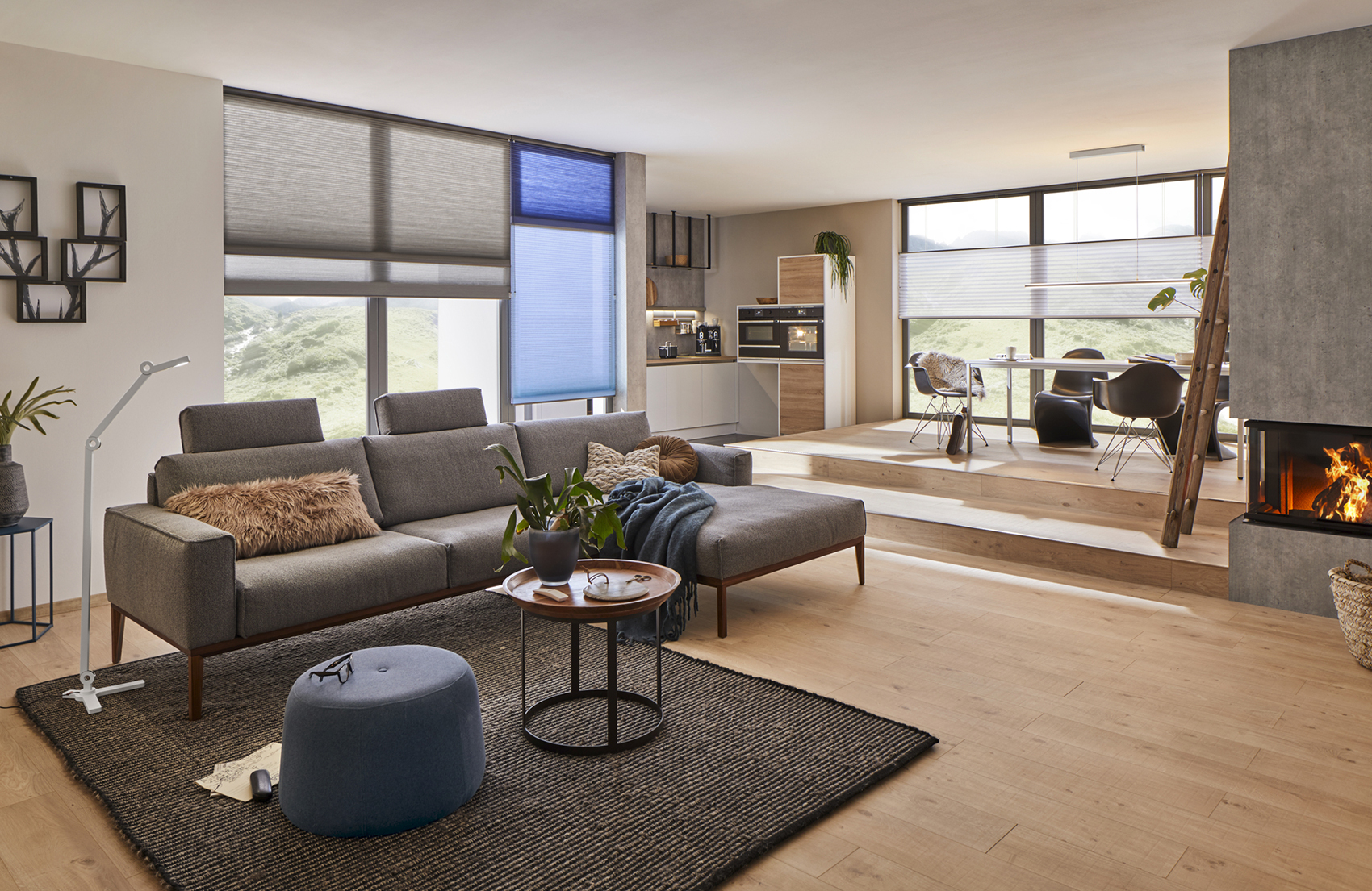 Elektriske Plissegardiner Markisemannen Stue