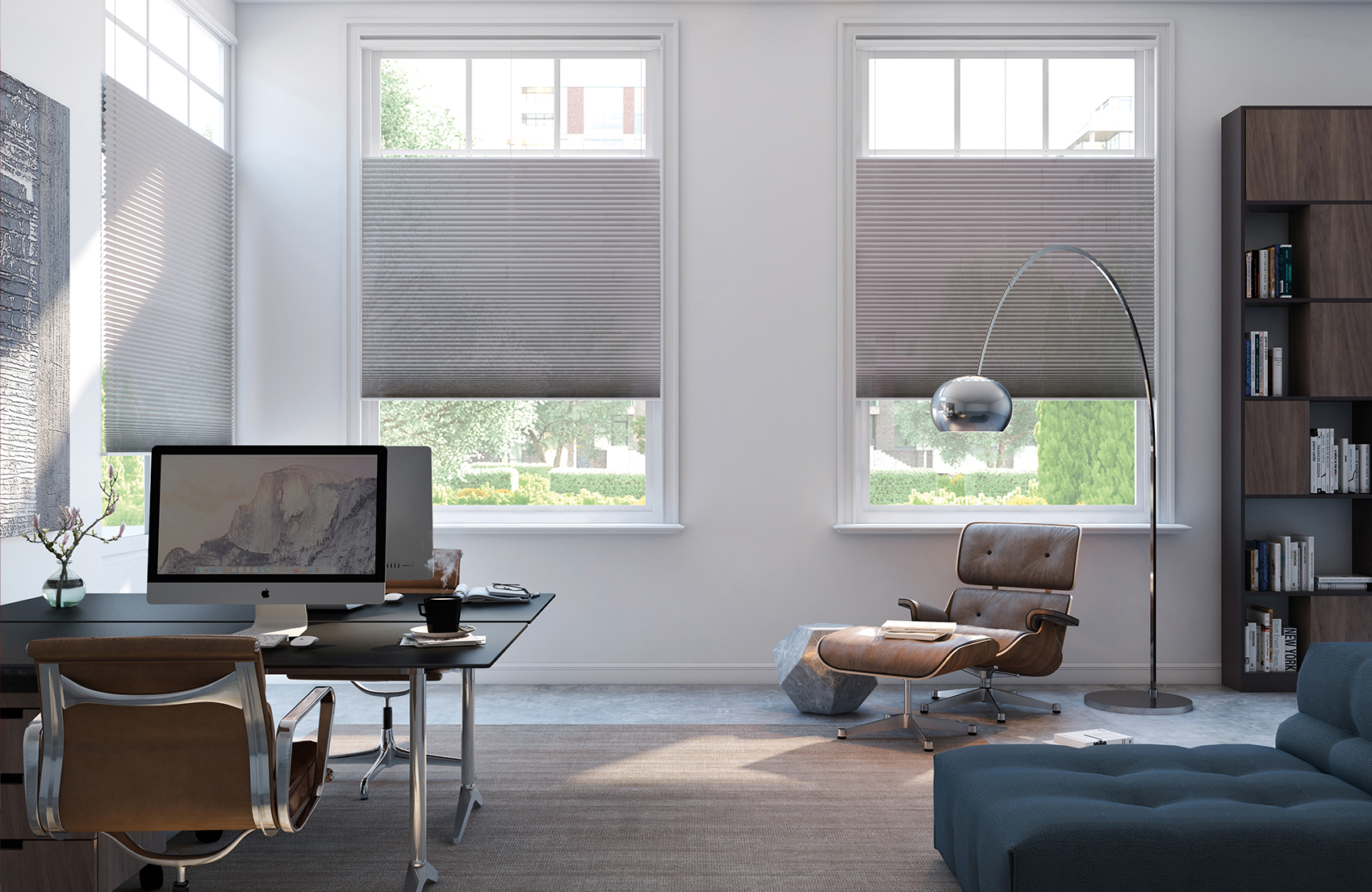 Opp Og Ned Plissegardiner Markisemannen Stue