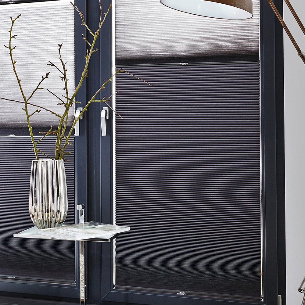 Lysdempende Plissegardiner